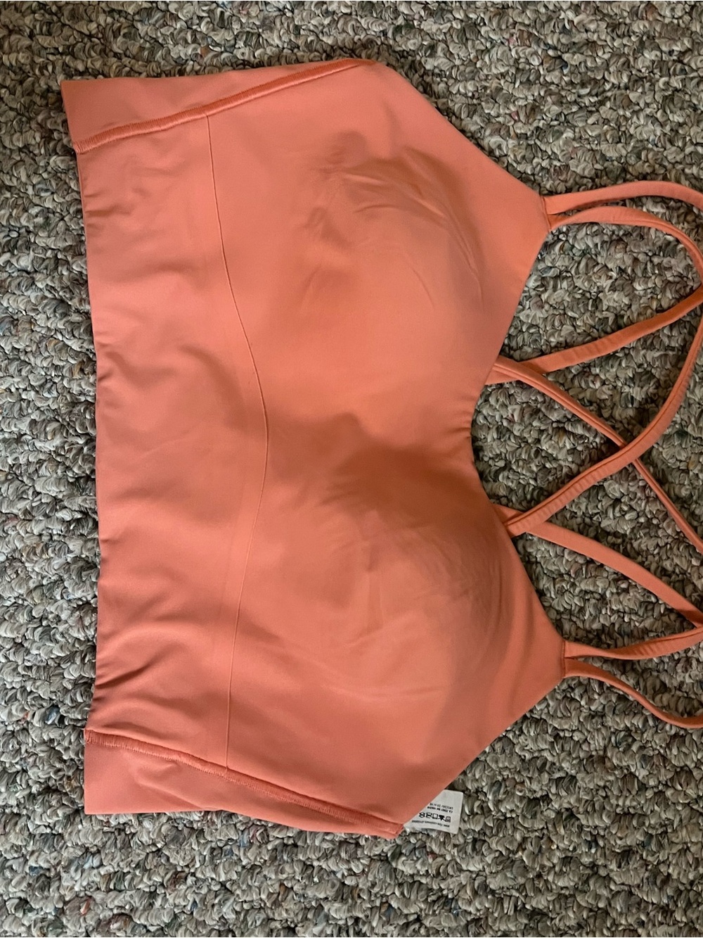 lululemon athletica Coral Strappy Sports Bralette